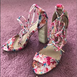 Charolette Russe floral heels!
